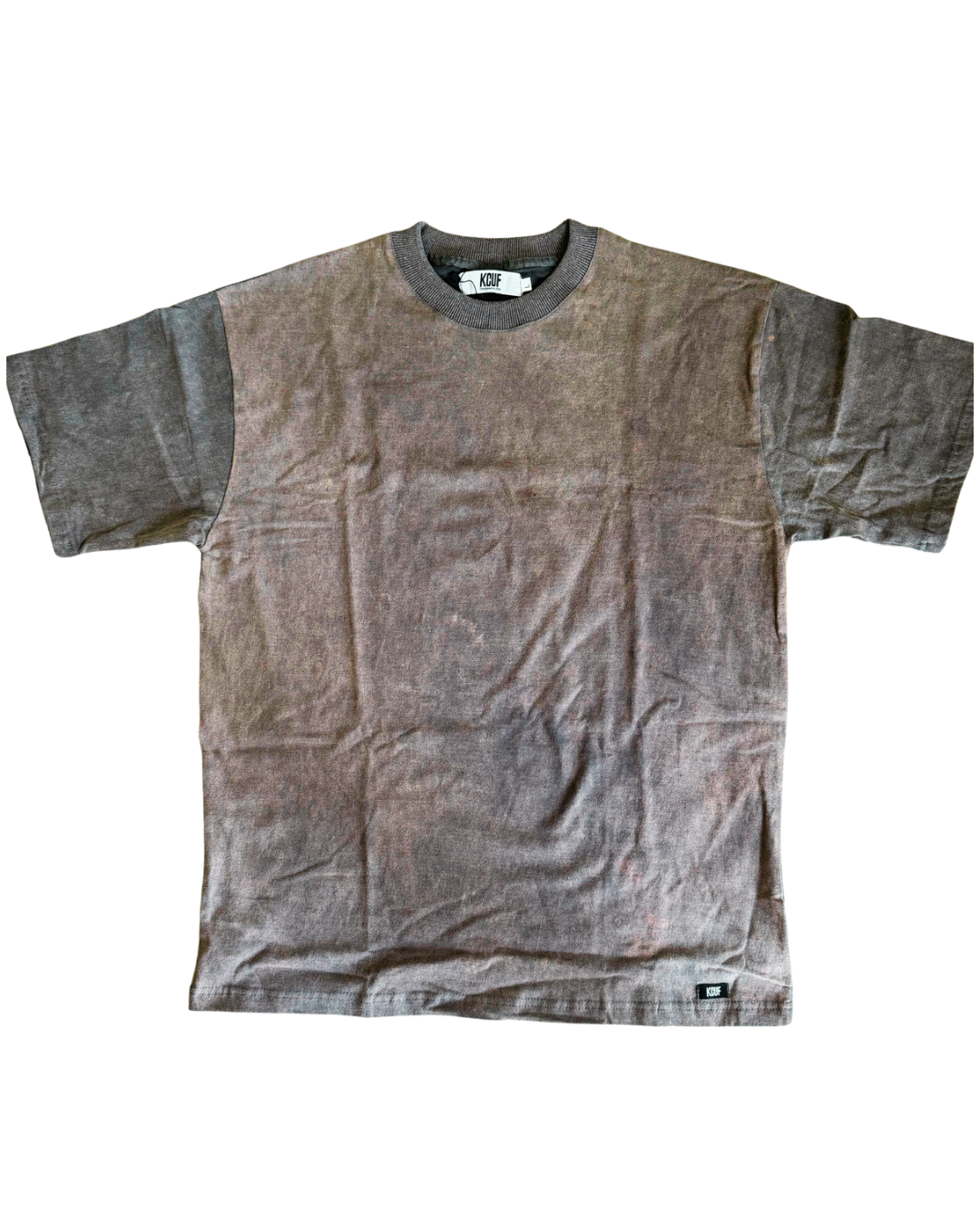 KCUF Overthrow Oversized Tee Washed Grey