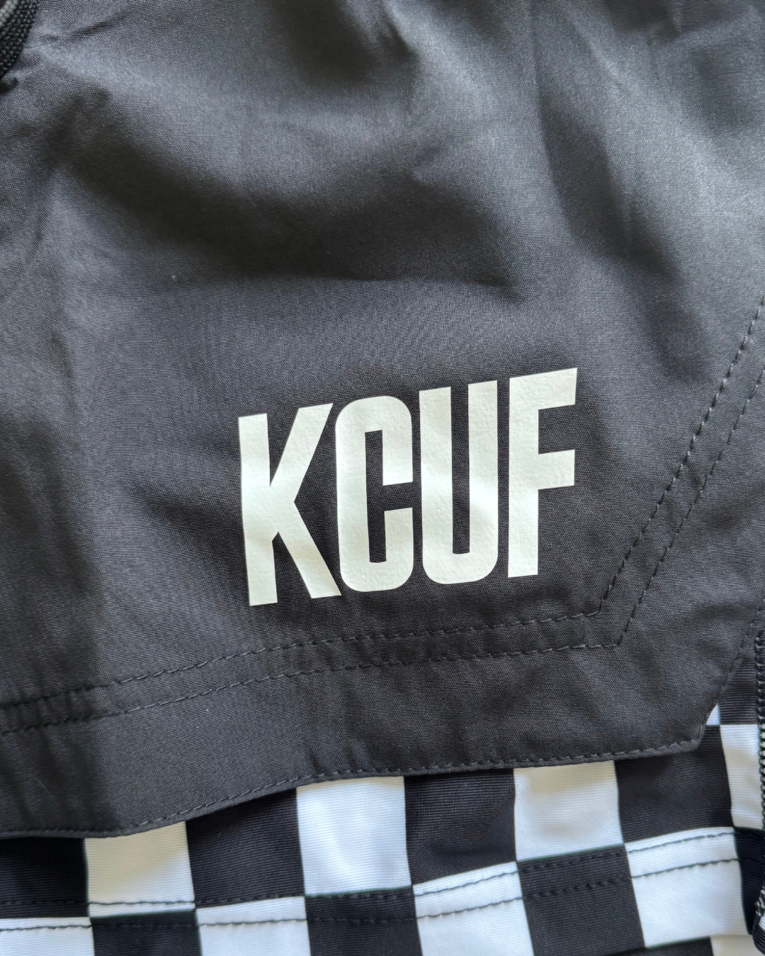 KCUF Men's Strung out Checkered (lined) 5 inch inseam