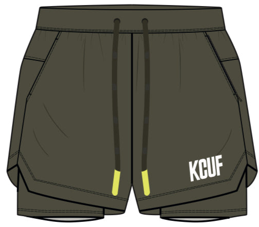 Men's Green Strung Out 5 Inch Short (lined) (coming soon!)