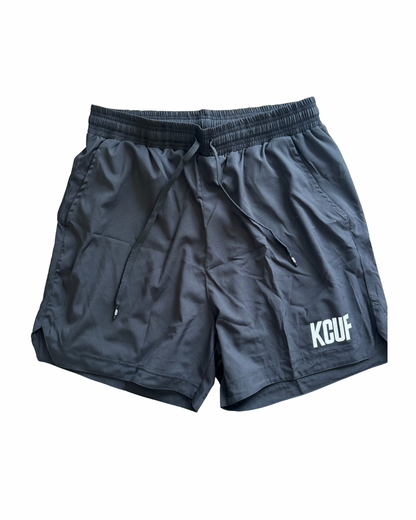 Men's Black Strung Out 5 Inch Short (linered)