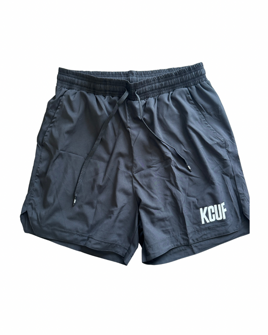 Men's Black Strung Out 5 Inch Short (linered)