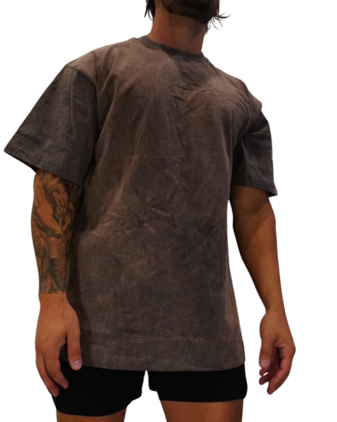 KCUF Overthrow Oversized Tee Washed Grey